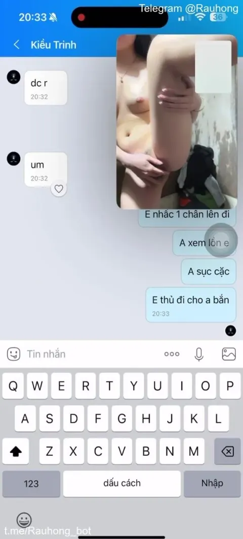 Kiều Trinh call sex thủ dâm cho bạn trai xem 4