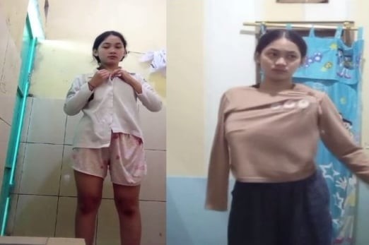Một nữ sinh khoái được chụp máng trong video