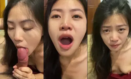 Xuất tinh đầy miệng em nuốt ngon lành